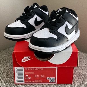 Nike kids panda dunks size 5C